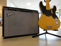 Fender Tele bass and TwinReverb
