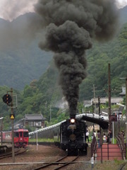 坂本駅にて。。。