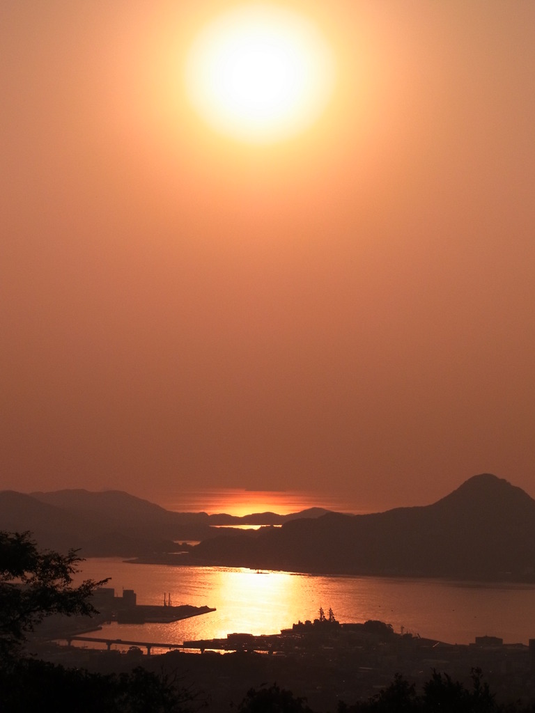 佐世保の夕焼け