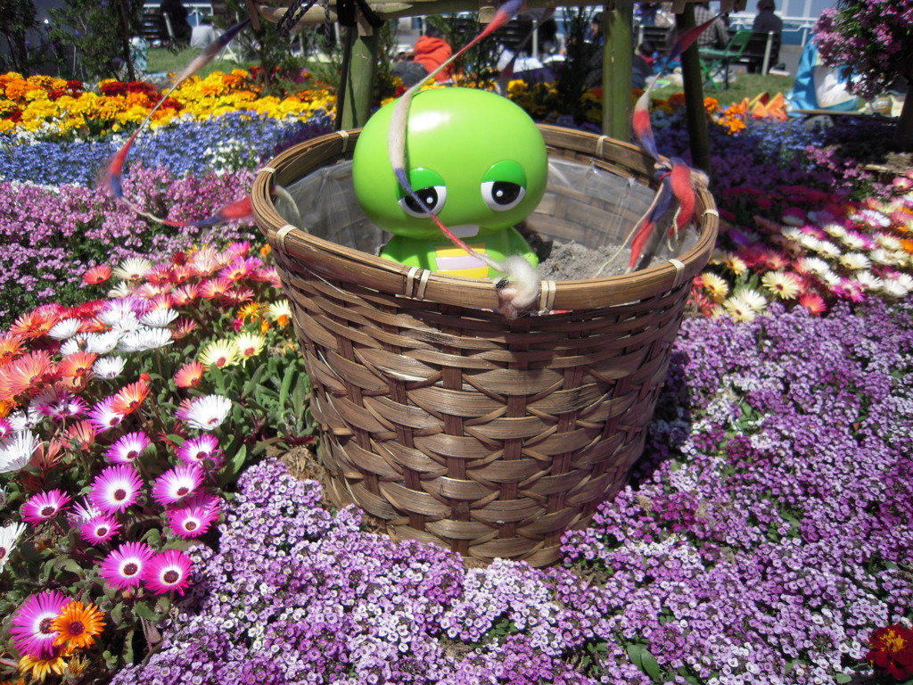 ガチャピン！？