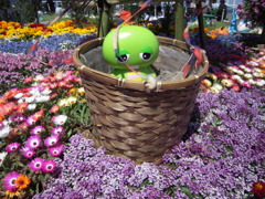 ガチャピン！？