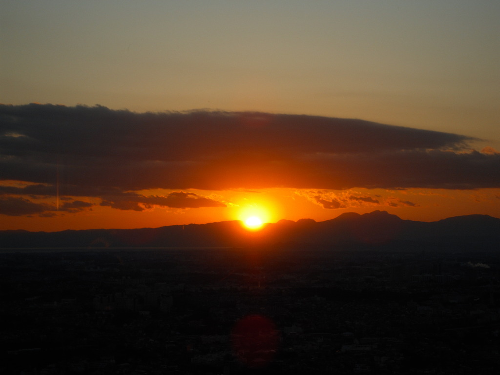 夕日