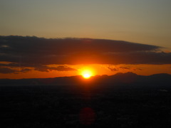 夕日