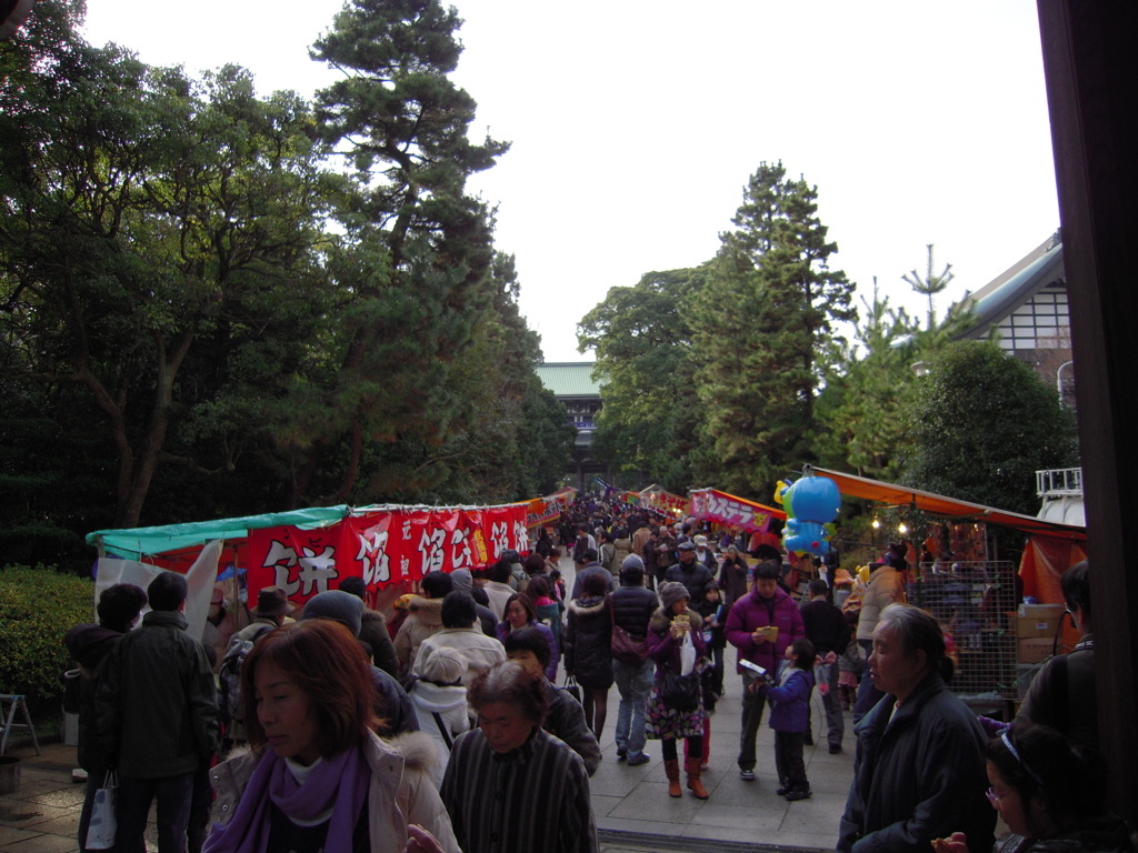 総持寺の出店たち