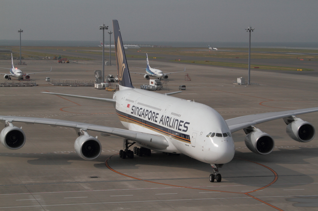 A380スポットへ