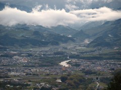 奈良五条の山なみ