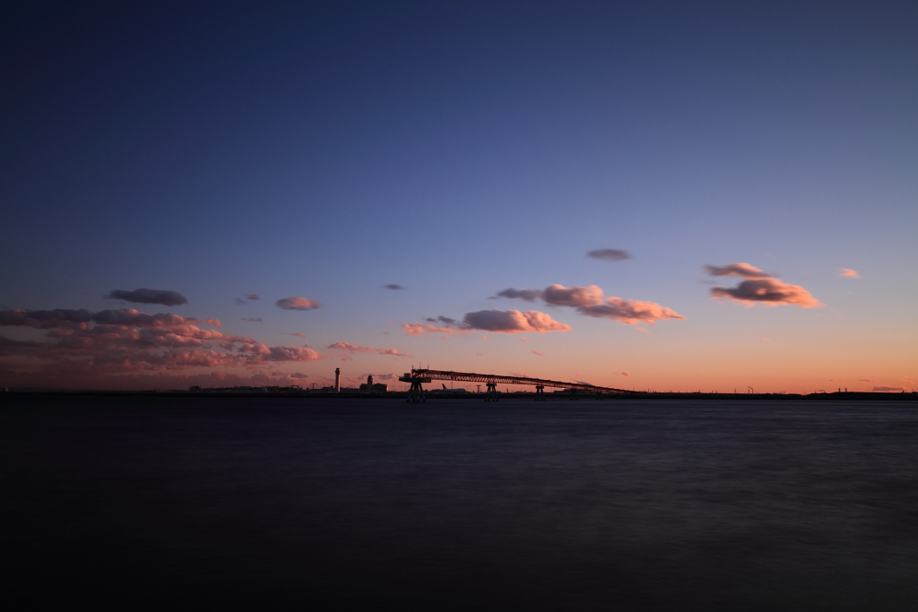 夕焼け＠城南島