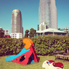 都会の中の公園