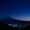 夕暮れの富士