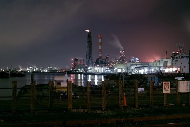 工場夜景