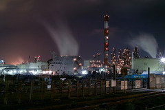 工場夜景