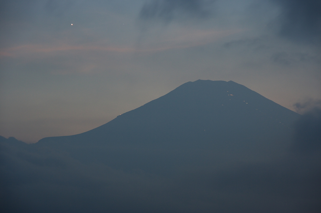 山中湖パノラマ台にて