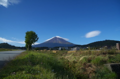富士吉田　農村公園にて