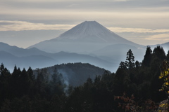 山越えの富士