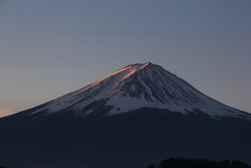 ほんの少しだけ紅富士