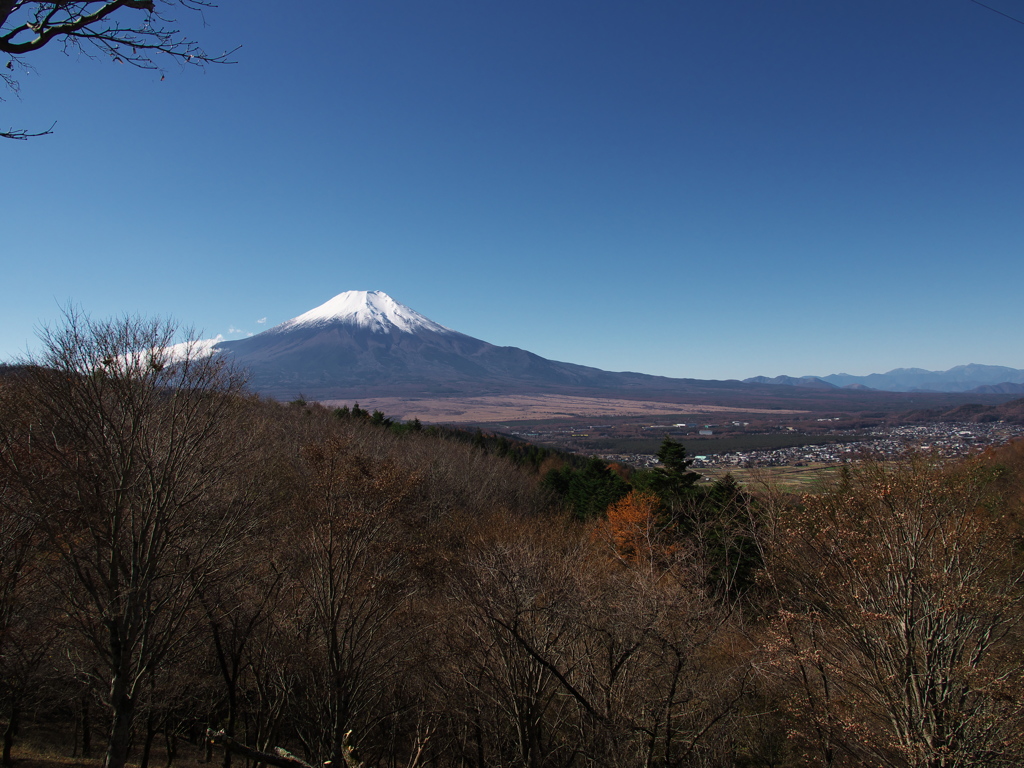 忍野二十曲峠からの富士