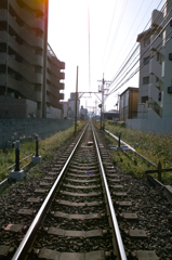 赤いけど・・線路