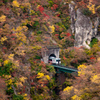 紅葉の陸東線