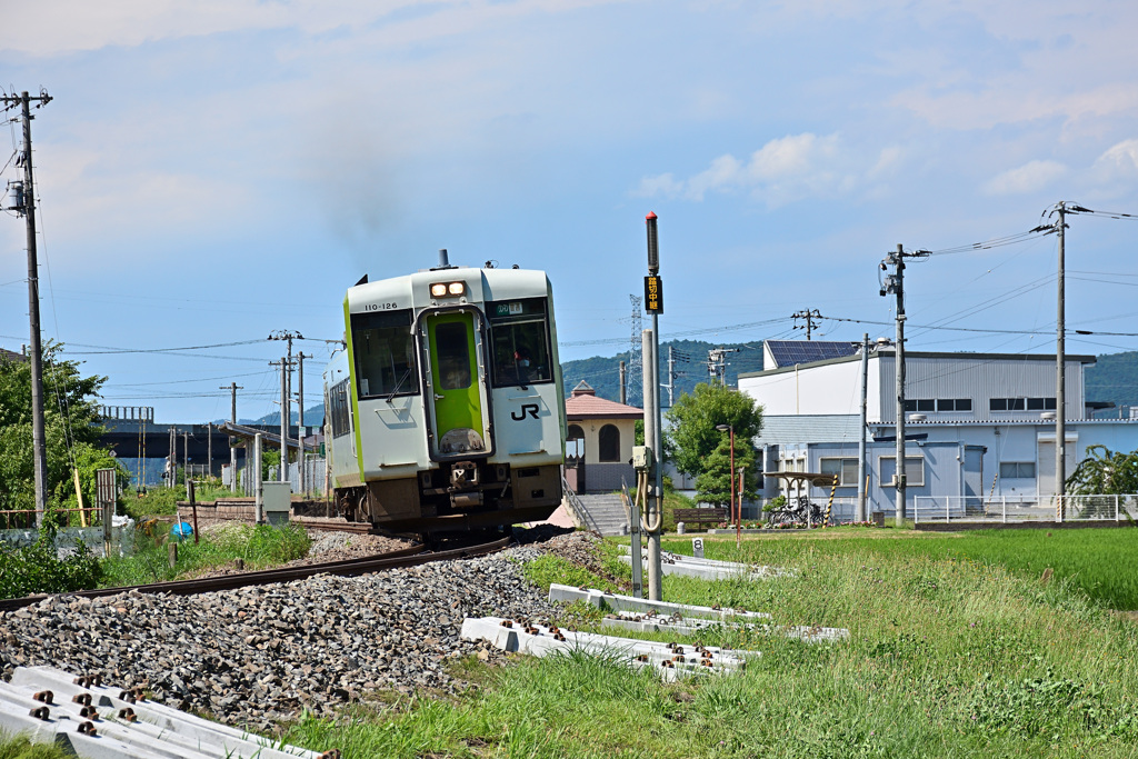 曽波神駅定刻出発