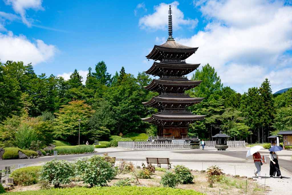 定義如来西方寺五重塔
