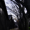 冬間近い山居倉庫