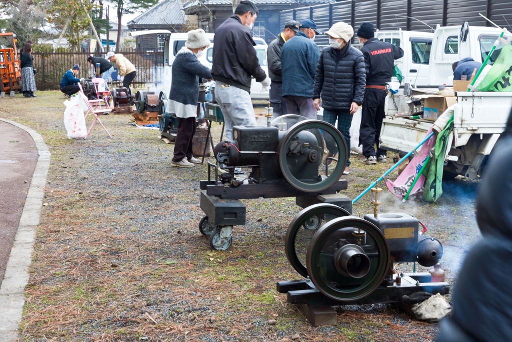 かつての時代に活躍したOHVエンジンを回して楽しむフェスティバル