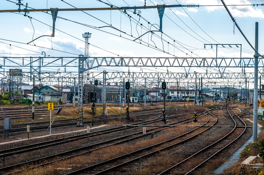 鉄路のある風景