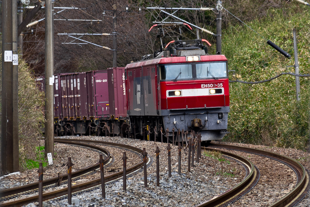 東北本線貨物列車１