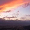 長峰山山頂からの夕日