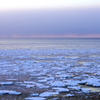能取岬から見た流氷