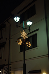 街灯もクリスマスに☆