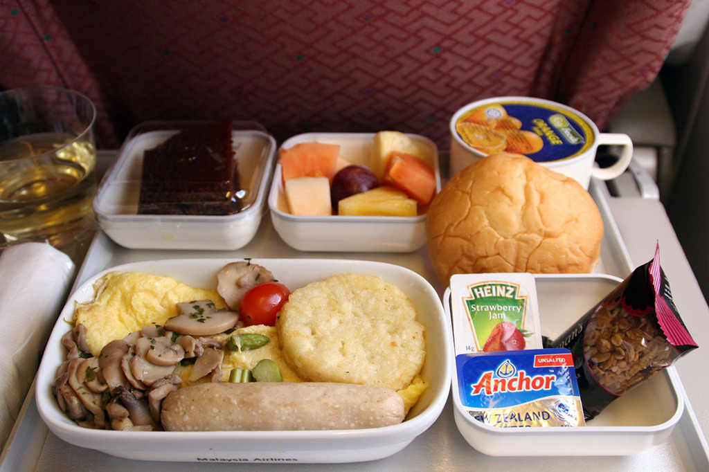 マレーシア航空の機内食