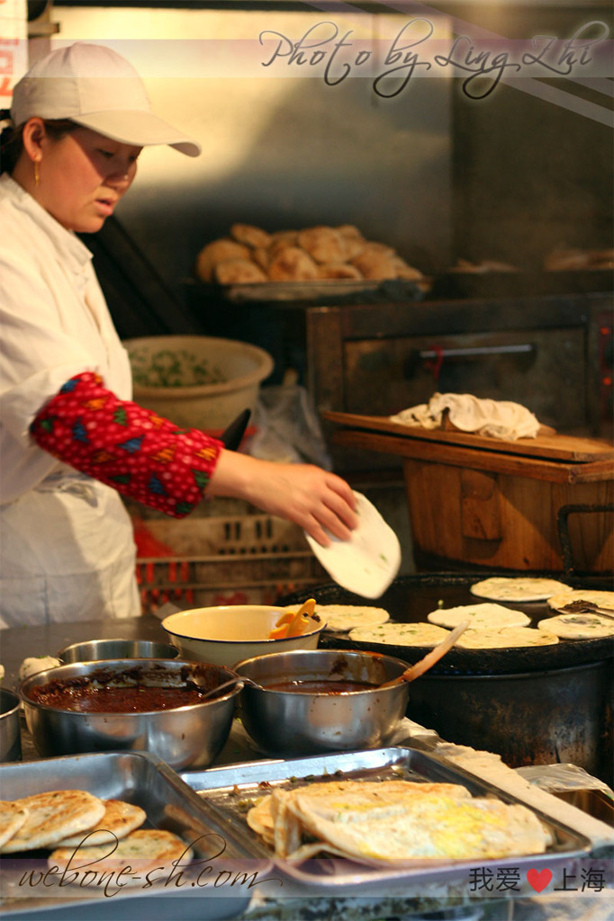 上海の小吃屋台。