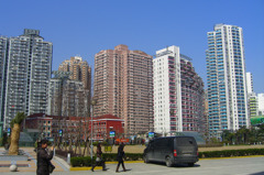 上海マンション群