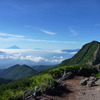 赤岳と富士山