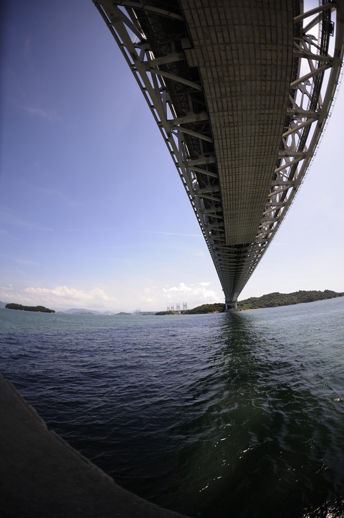 魚眼で瀬戸大橋１
