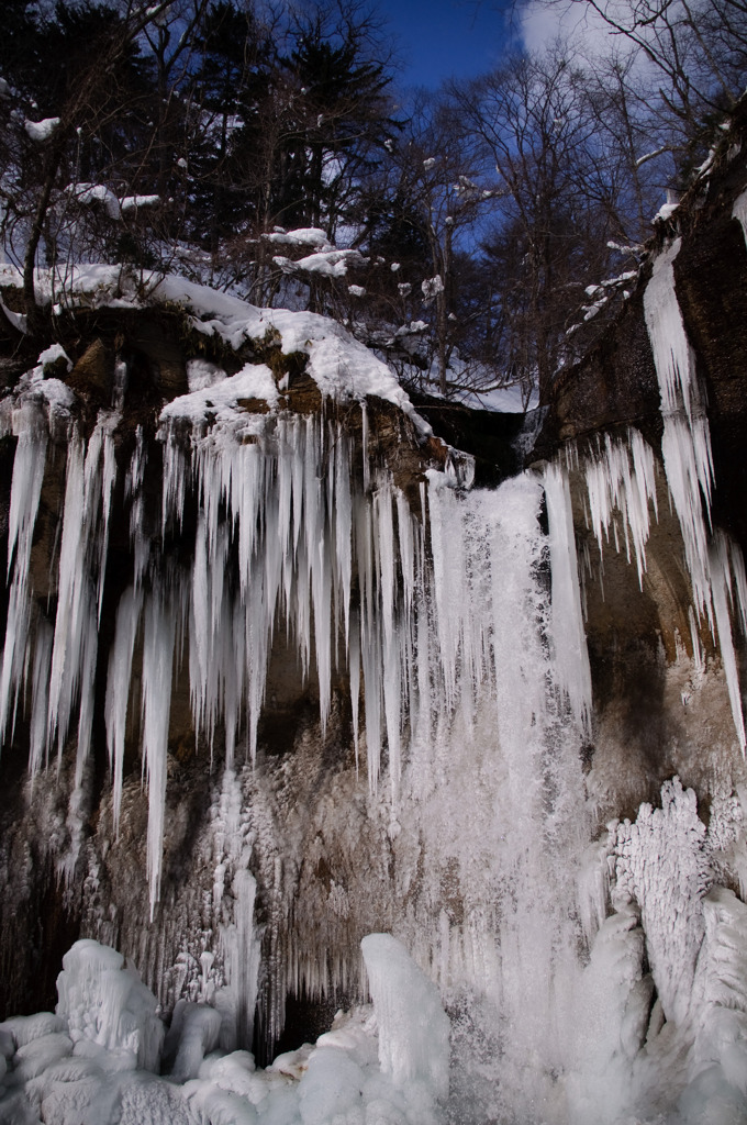 冬の七条大滝(2)