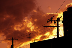 夕焼け雲