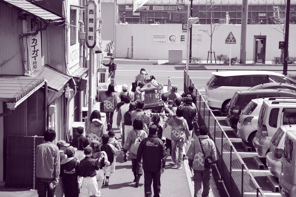 問屋町の祭り