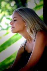 公園でリラックス