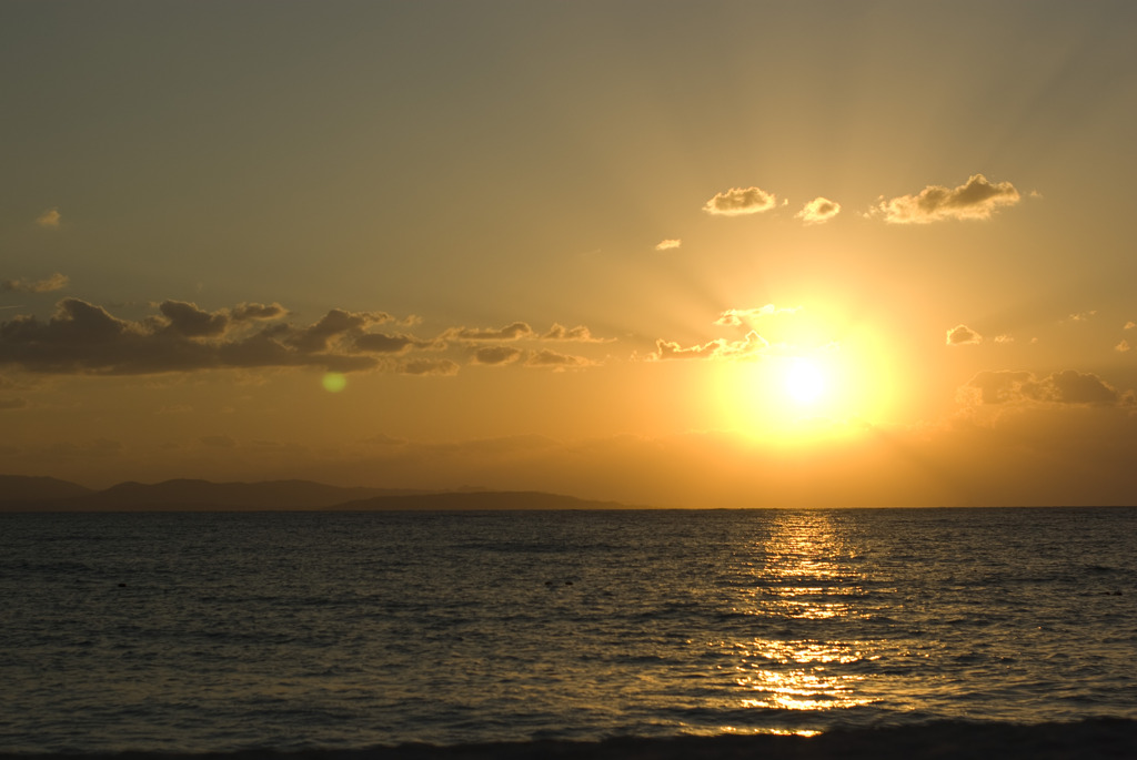 奥間夕日④