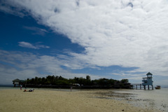 Ocean and a small Island