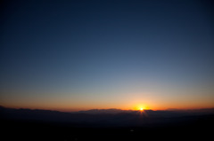 蓼科の夕暮れ