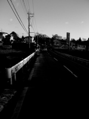 Where I was standing.