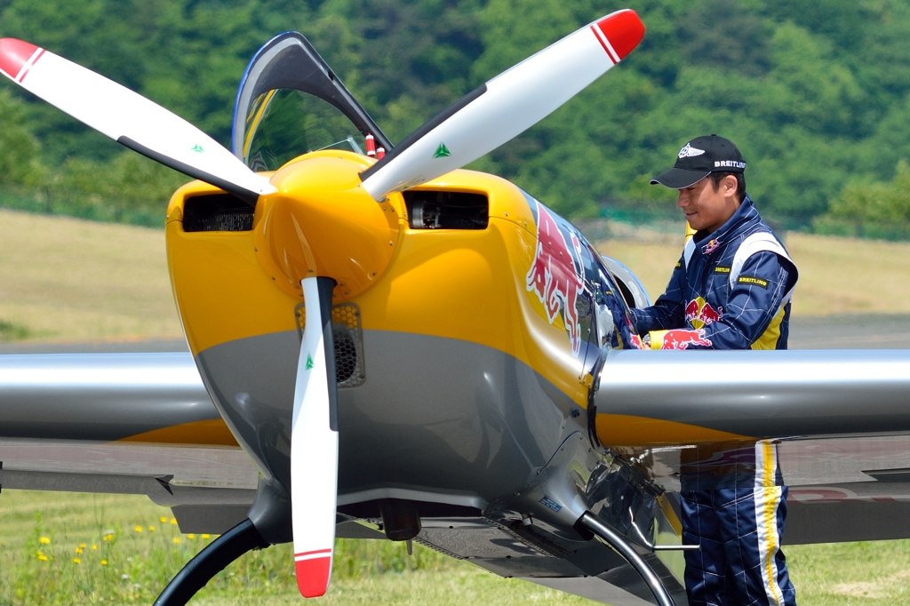 愛機と共に