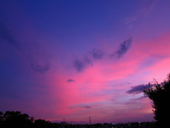 幻想的な夕暮れ