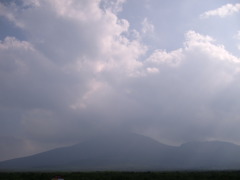 くもりの浅間山