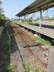 一日数本の大原駅の昼下がり