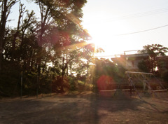 日曜日の夕暮れ。