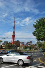 晴れ間の東京タワー